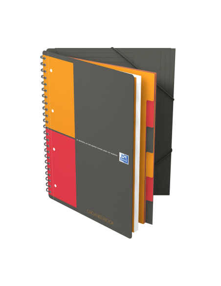 100102777,Agenda org oxford international organiser book a4+ 80f spira pefc patratele gri
