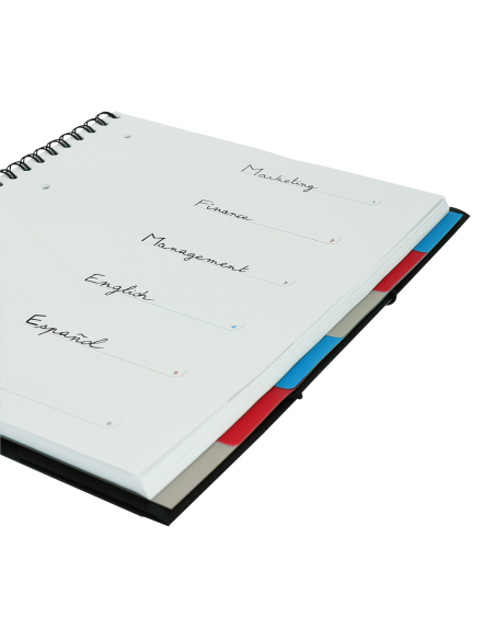 400019524-5,Caiet org oxford students organiser a4+ 80f spira scribzee patratele diverse culori - Set 5