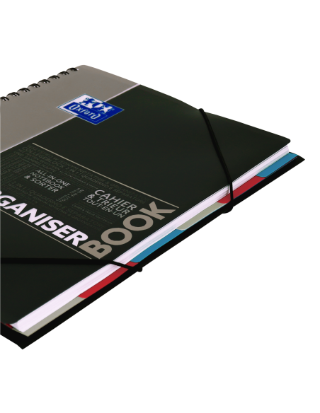 400019524-5,Caiet org oxford students organiser a4+ 80f spira scribzee patratele diverse culori - Set 5