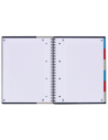 400019524-5,Caiet org oxford students organiser a4+ 80f spira scribzee patratele diverse culori - Set 5