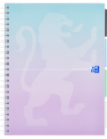 400182938-5,Caiet org oxford project book a4 80f scribzee spira pefc patratele gradient pastel diverse culori - Set 5