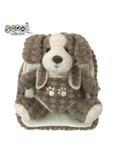 Ghiozdan gradinita Baby animals, 23x8x28 cm, BROWN PUPPY - S-COOL