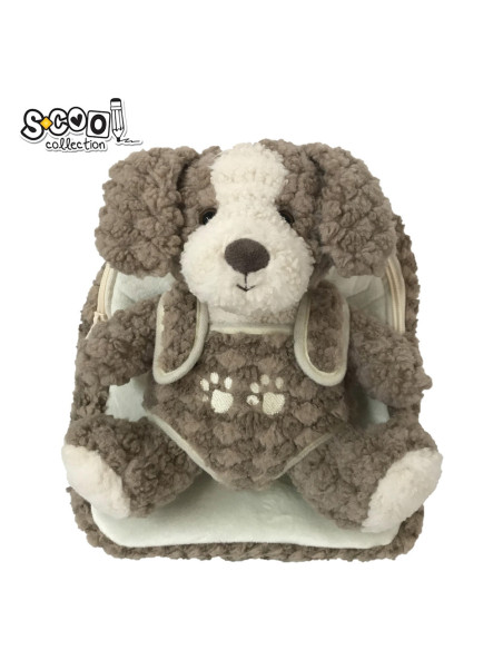 Ghiozdan gradinita Baby animals, 23x8x28 cm, BROWN PUPPY - S-COOL
