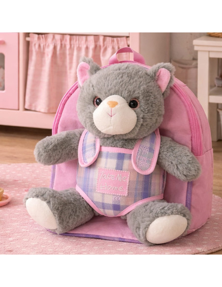 Ghiozdan gradinita Baby Animals, 23x8x28 cm, KITTY - S-COOL