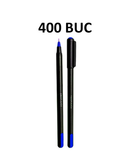 Pix Pentonic, corp negru, 400 buc/display, mina scriere - culori asortate, 0.7 mm - LINC - Set 400