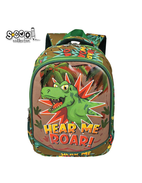Ghiozdan gradinita, 34x23x14 cm, HEAR ME ROAR - S-COOL