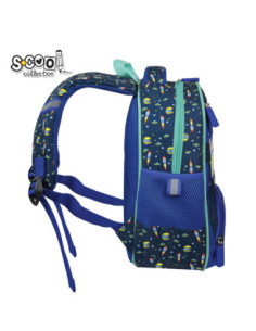 Ghiozdan gradinita, 30x25x14 cm, LET’S GO TO SPACE - S-COOL