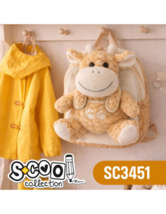 SC3451,Ghiozdan gradinita Baby Animals, 23x8x28 cm, GIRAFFE - S-COOL 2