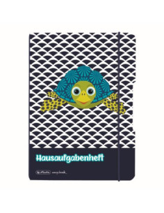 9492040,Caiet my.book flex a5 40f 80g/mp dictando cute animals turtleelastic negru