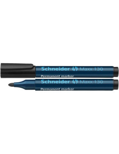 SD-2926/NEGRU-10,Marker permanent vârf rotund 1-3 mm Schneider 130 NEGRU - Set 10