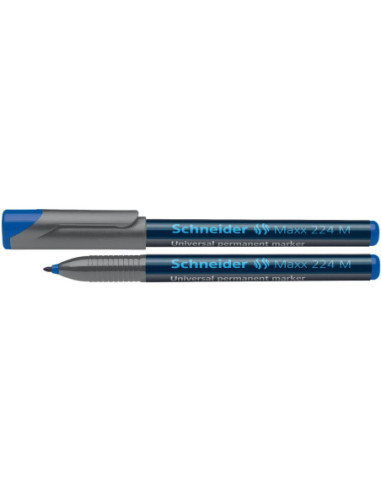 SD-4047/ALBASTRU-10,Marker OHP mediu permanent Schneider 224 1 mm ALBASTRU - Set 10