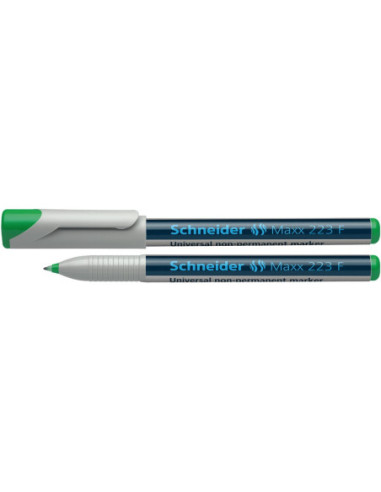 SD-5949/VERDE-10,Marker OHP nepermanent 0.7 mm Schneider 223 VERDE - Set 10