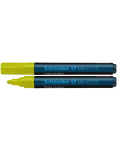 SD-2924/GALBEN-10,Marker cu vopsea 1-3 mm Schneider 270 GALBEN - Set 10
