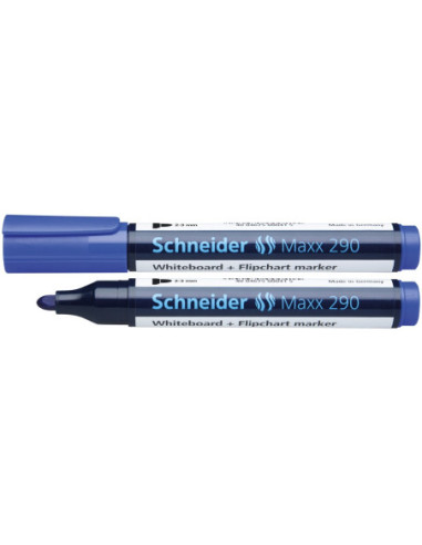 SD-2931/ALBASTRU-10,Marker whiteboard + flipchart Schneider 290 ALBASTRU - Set 10