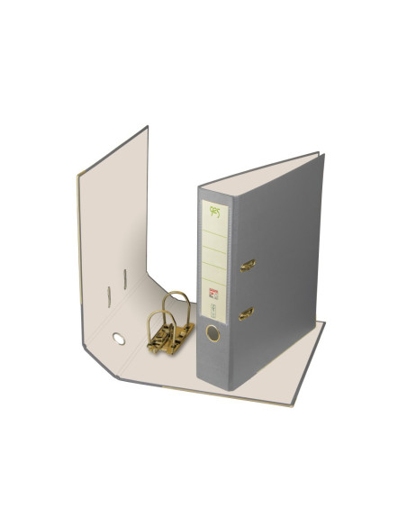 SD-BIB223/GRI-20,Biblioraft A4 80 mm PP/hartie FSC 925 GRI - Set 20
