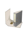 SD-BIB223/GRI-20,Biblioraft A4 80 mm PP/hartie FSC 925 GRI - Set 20