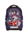SC1514,Ghiozdan anatomic, compartiment laptop, 42x34x22 cm, FIRE TRUCK - S-COOL