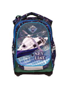 SC1515,Ghiozdan anatomic, compartiment laptop, 42x34x22 cm, SKY LINE - S-COOL 2