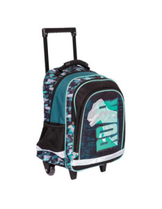 SC1640,Ghiozdan trolley, 38x29x14 cm, DINO - S-COOL 2