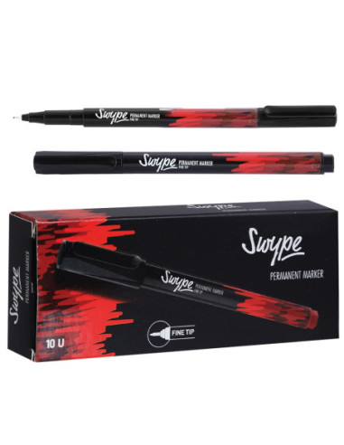 SPF330RED-10,Marker CD/DVD Swype, rosu - LINC - Set 10
