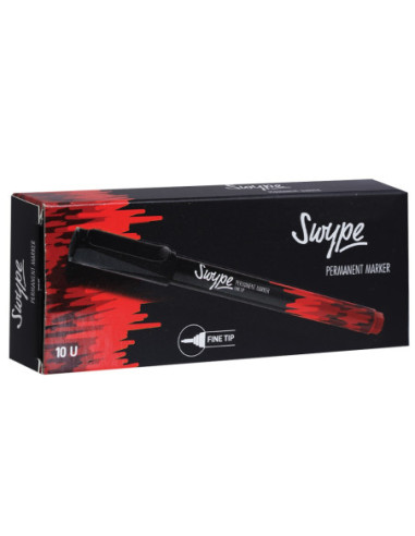 SPF330RED-10,Marker CD/DVD Swype, rosu - LINC - Set 10