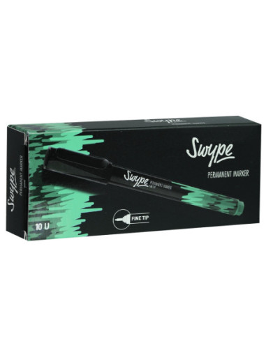 SPF330GRE-10,Marker CD/DVD Swype, verde - LINC - Set 10