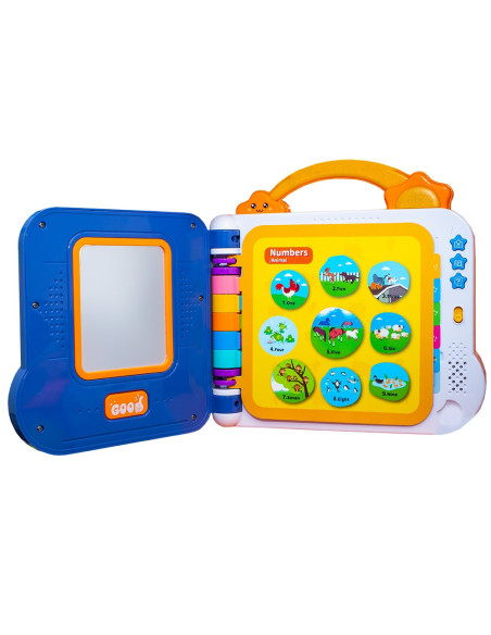YK-7013AB,Carticica educationala, pentru bebelusi, cu baterii