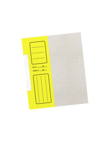 SD-6296/GALBEN-100,Dosar din carton color de incopciat cu gheare 1/2 Forster GALBEN - Set 100