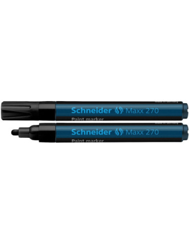 SD-2924/NEGRU-10,Marker cu vopsea 1-3 mm Schneider 270 NEGRU - Set 10