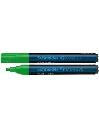 SD-2924/VERDE-10,Marker cu vopsea 1-3 mm Schneider 270 VERDE - Set 10