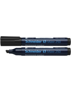 SD-2928/NEGRU-10,Marker permanent varf tesit 2-7 mm Schneider 250 NEGRU - Set 10