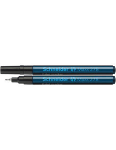 SD-2925/NEGRU-10,Marker cu vopsea 0.8 mm Schneider 278 NEGRU - Set 10