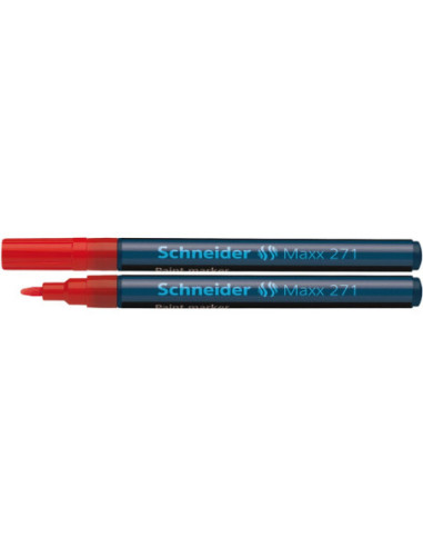 SD-5188/ROSU-10,Marker cu vopsea 1-2 mm Schneider 271 ROSU - Set 10