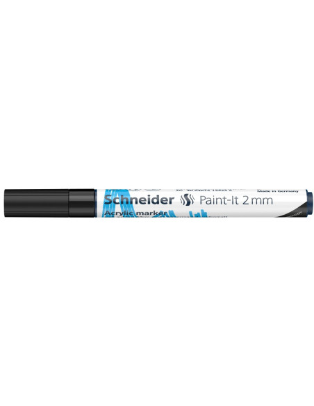 SD-PMK017/NEGRU-10,Marker cu vopsea acrilica Paint-It 310 2 mm Schneider NEGRU - Set 10