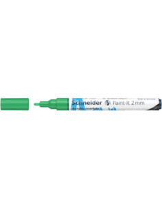 SD-PMK017/VERDE-10,Marker cu vopsea acrilica Paint-It 310 2 mm Schneider VERDE - Set 10 2