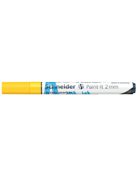 SD-PMK017/GALBEN-5,Marker cu vopsea acrilica Paint-It 310 2 mm Schneider GALBEN - Set 5