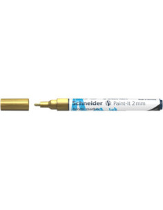 SD-PMK017/AURIU-10,Marker cu vopsea acrilica Paint-It 310 2 mm Schneider AURIU - Set 10 2