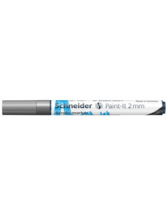 SD-PMK017/ARGINTIU-10,Marker cu vopsea acrilica Paint-It 310 2 mm Schneider ARGINTIU - Set 10