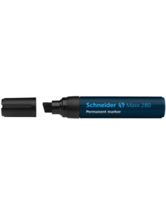 SD-2929/NEGRU-5,Marker permanent varf tesit 4-12 mm Schneider 280 NEGRU - Set 5