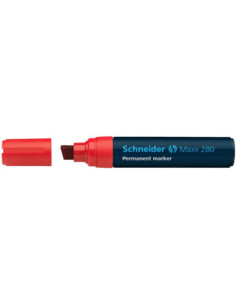 SD-2929/ROSU-5,Marker permanent varf tesit 4-12 mm Schneider 280 ROSU - Set 5