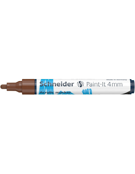 SD-PMK018/MARO-5,Marker cu vopsea acrilica Paint-It 320 4 mm Schneider MARO - Set 5