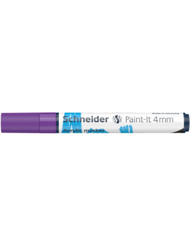 SD-PMK018/MOV-5,Marker cu vopsea acrilica Paint-It 320 4 mm Schneider MOV - Set 5