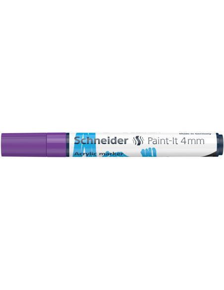 SD-PMK018/MOV-5,Marker cu vopsea acrilica Paint-It 320 4 mm Schneider MOV - Set 5