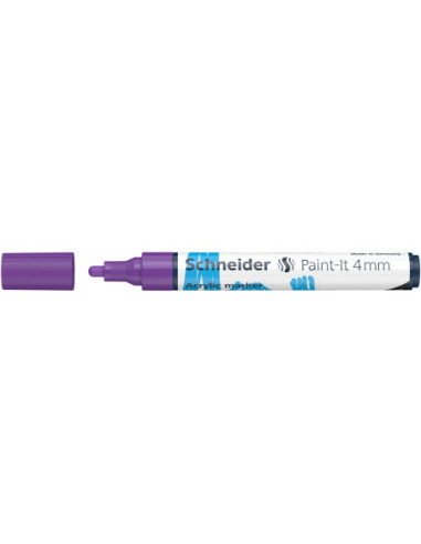 SD-PMK018/MOV-5,Marker cu vopsea acrilica Paint-It 320 4 mm Schneider MOV - Set 5