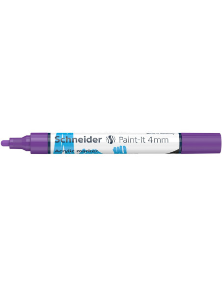 SD-PMK018/MOV-5,Marker cu vopsea acrilica Paint-It 320 4 mm Schneider MOV - Set 5