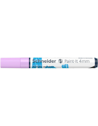 SD-PMK018/VIOLET-5,Marker cu vopsea acrilica Paint-It 320 4 mm Schneider VIOLET - Set 5