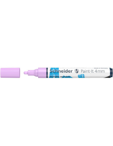 SD-PMK018/VIOLET-5,Marker cu vopsea acrilica Paint-It 320 4 mm Schneider VIOLET - Set 5