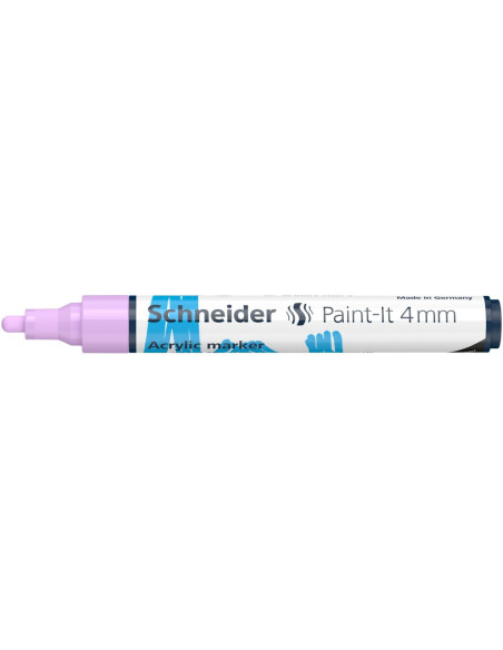 SD-PMK018/VIOLET-5,Marker cu vopsea acrilica Paint-It 320 4 mm Schneider VIOLET - Set 5