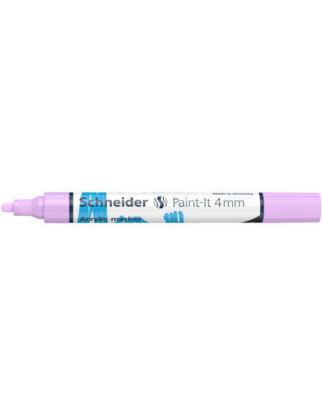 SD-PMK018/VIOLET-5,Marker cu vopsea acrilica Paint-It 320 4 mm Schneider VIOLET - Set 5
