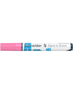 SD-PMK018/ROZPAL-5,Marker cu vopsea acrilica Paint-It 320 4 mm Schneider ROZPAL - Set 5